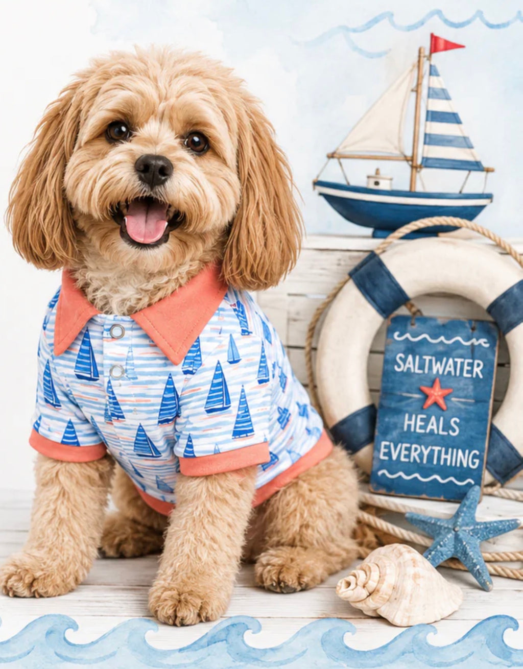 Sail Away Collar Shirt